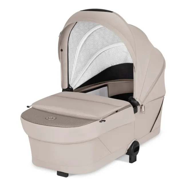 Carucior 2 in 1, Lionelo, Sia Flex, 7.6 kg, Include landou pliabil pe cadru, Ultracompact, Pliere rapida cu o mana, Copertina UPF50+, Cu accesorii incluse, 0-48 luni, Sustine 22 kg, Bej BYNLO-SIA_FLEX_BEIGE_SAND