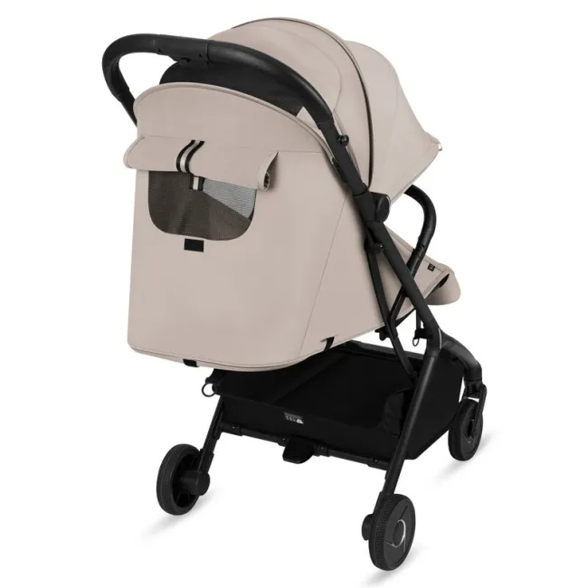 Carucior 2 in 1, Lionelo, Sia Flex, 7.6 kg, Include landou pliabil pe cadru, Ultracompact, Pliere rapida cu o mana, Copertina UPF50+, Cu accesorii incluse, 0-48 luni, Sustine 22 kg, Bej BYNLO-SIA_FLEX_BEIGE_SAND