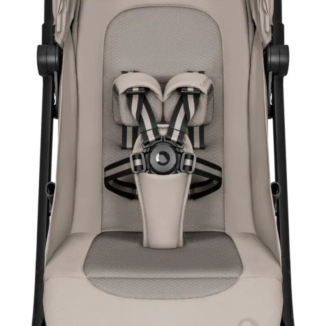 Carucior 2 in 1, Lionelo, Sia Flex, 7.6 kg, Include landou pliabil pe cadru, Ultracompact, Pliere rapida cu o mana, Copertina UPF50+, Cu accesorii incluse, 0-48 luni, Sustine 22 kg, Bej BYNLO-SIA_FLEX_BEIGE_SAND