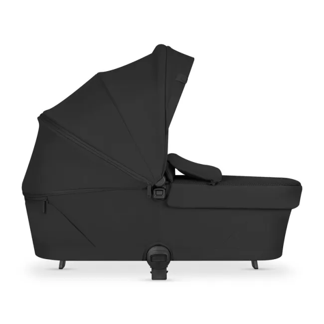 Carucior 2 in 1, Lionelo, Sia Flex, 7.6 kg, Include landou pliabil pe cadru, Ultracompact, Pliere rapida cu o mana, Copertina UPF50+, Cu accesorii incluse, 0-48 luni, Sustine 22 kg, Negru BYNLO-SIA_FLEX_BLACK_ONYX