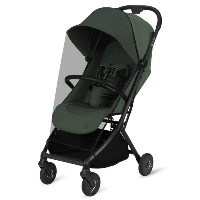 Carucior 2 in 1, Lionelo, Sia Flex, 7.6 kg, Include landou pliabil pe cadru, Ultracompact, Pliere rapida cu o mana, Copertina UPF50+, Cu accesorii incluse, 0-48 luni, Sustine 22 kg, Verde BYNLO-SIA_FLEX_GREEN_EMERALD