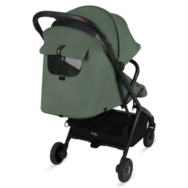 Carucior 2 in 1, Lionelo, Sia Flex, 7.6 kg, Include landou pliabil pe cadru, Ultracompact, Pliere rapida cu o mana, Copertina UPF50+, Cu accesorii incluse, 0-48 luni, Sustine 22 kg, Verde BYNLO-SIA_FLEX_GREEN_EMERALD