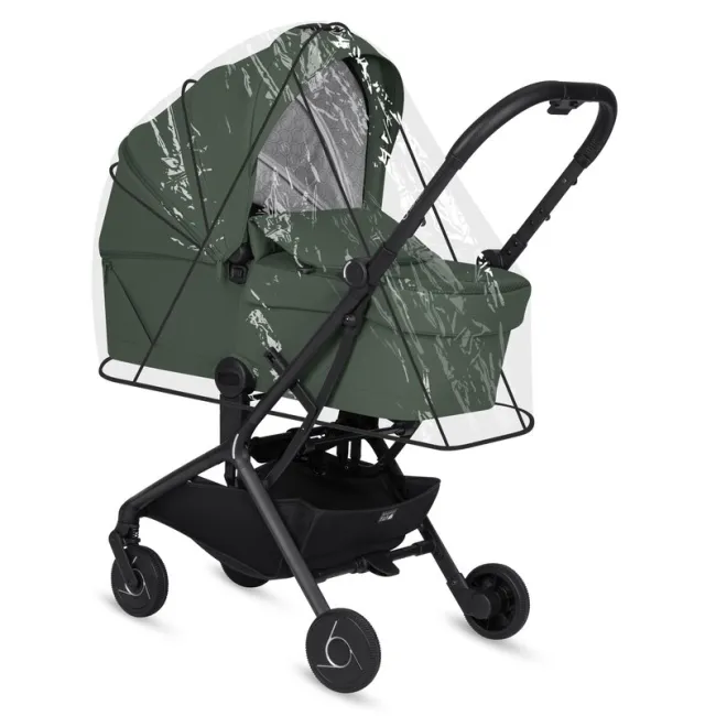 Carucior 2 in 1, Lionelo, Sia Flex, 7.6 kg, Include landou pliabil pe cadru, Ultracompact, Pliere rapida cu o mana, Copertina UPF50+, Cu accesorii incluse, 0-48 luni, Sustine 22 kg, Verde BYNLO-SIA_FLEX_GREEN_EMERALD