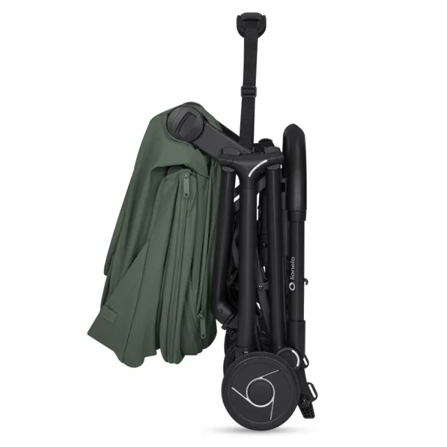 Carucior 2 in 1, Lionelo, Sia Flex, 7.6 kg, Include landou pliabil pe cadru, Ultracompact, Pliere rapida cu o mana, Copertina UPF50+, Cu accesorii incluse, 0-48 luni, Sustine 22 kg, Verde BYNLO-SIA_FLEX_GREEN_EMERALD