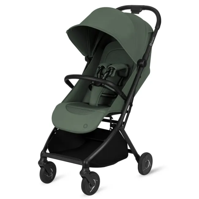 Carucior 2 in 1, Lionelo, Sia Flex, 7.6 kg, Include landou pliabil pe cadru, Ultracompact, Pliere rapida cu o mana, Copertina UPF50+, Cu accesorii incluse, 0-48 luni, Sustine 22 kg, Verde BYNLO-SIA_FLEX_GREEN_EMERALD
