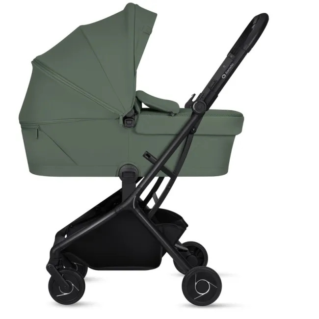 Carucior 2 in 1, Lionelo, Sia Flex, 7.6 kg, Include landou pliabil pe cadru, Ultracompact, Pliere rapida cu o mana, Copertina UPF50+, Cu accesorii incluse, 0-48 luni, Sustine 22 kg, Verde BYNLO-SIA_FLEX_GREEN_EMERALD