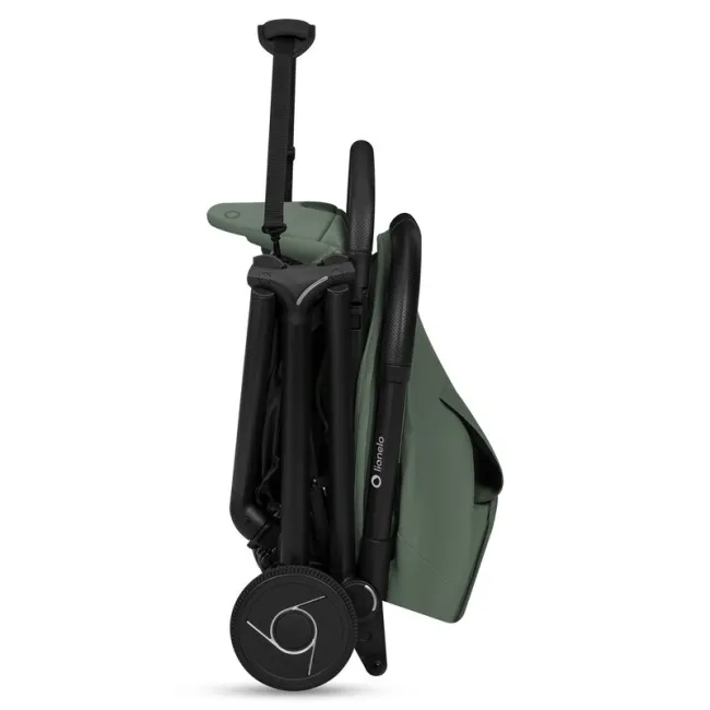 Carucior 2 in 1, Lionelo, Sia Flex, 7.6 kg, Include landou pliabil pe cadru, Ultracompact, Pliere rapida cu o mana, Copertina UPF50+, Cu accesorii incluse, 0-48 luni, Sustine 22 kg, Verde BYNLO-SIA_FLEX_GREEN_EMERALD