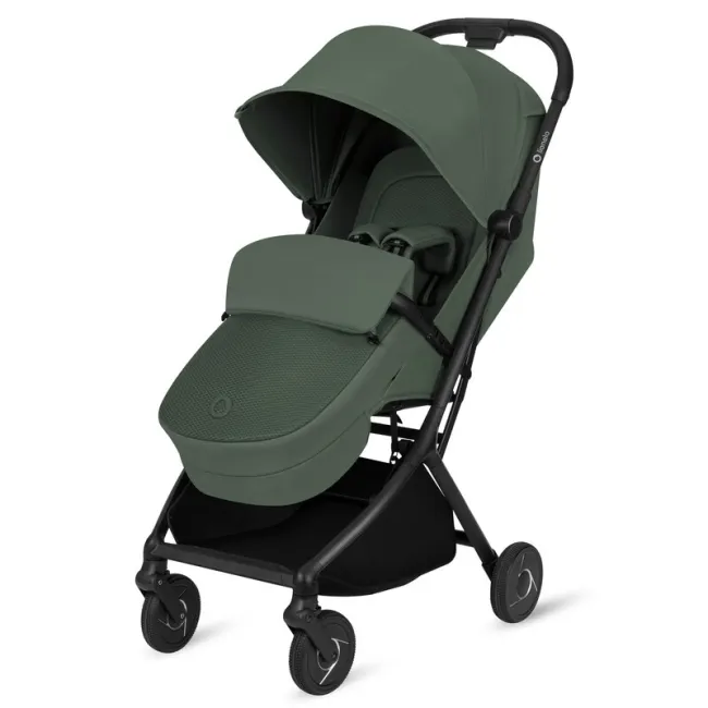 Carucior 2 in 1, Lionelo, Sia Flex, 7.6 kg, Include landou pliabil pe cadru, Ultracompact, Pliere rapida cu o mana, Copertina UPF50+, Cu accesorii incluse, 0-48 luni, Sustine 22 kg, Verde BYNLO-SIA_FLEX_GREEN_EMERALD