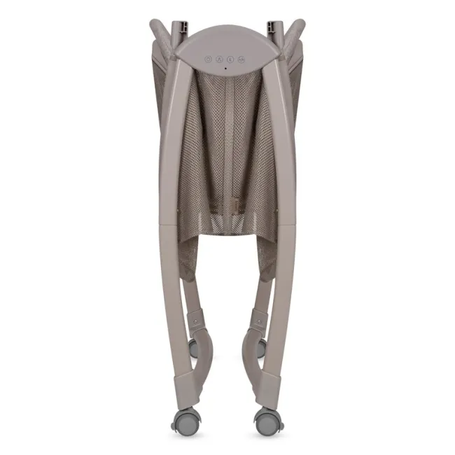 Patut si balansoar portabil Lionelo, Gaya 2 in 1, cu functie de leganat si muzica, 3 viteze de leganat reglabile, saltea T25, controlat prin telecomanda sau panou, pana la 9 kg, 0 luni+, 93 x 68 x 81 cm, bej latte BYNLO-GAYA_BEIGE_LATTE