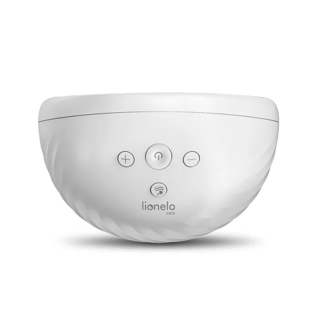Pompa de san, Lionelo, Fidi, Portabila, Cu accesorii, Hands-free, 5 functii de masaj, Autonomie pana la 24 h, 50 db, Capacitate 150 ml, Alb BYNLOC-FIDI_FREE_WHITE