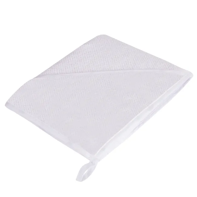 Prosop Baie Bebelusi Cu Gluga Magic Kids, Bumbac 100%, Alb, 100x100 Cm Pjbp_bum_white