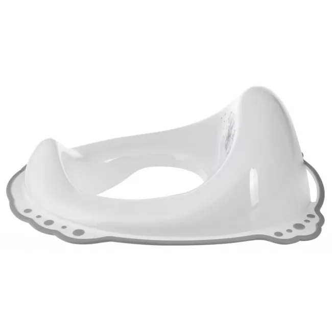 Reductor Toaleta Copii, Antiderapant, Bear Alb, Maltex Baby Pjb6904