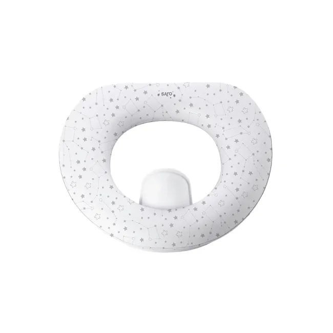 Reductor Toaleta Copii, Antiderapant, Colac Integrat Moale Si Accesoriu Anti Stropire, White Pjb10103