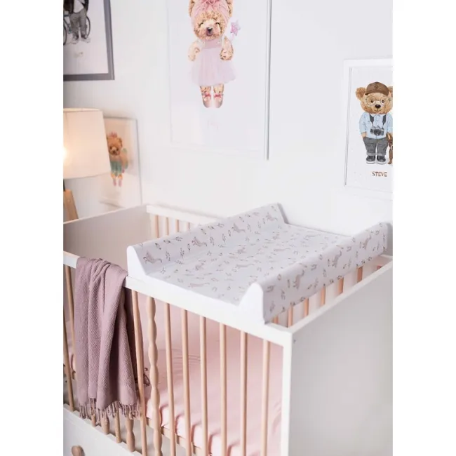 Saltea de infasat, Ceba Baby, Basic, 50x70 cm, Cu intaritura, Pentru comode, masute de infasat si patuturi, Fara BPA, 0 luni+, Goose BYNW-216-000-731