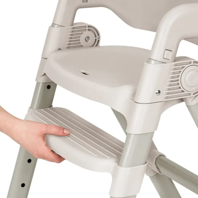 Scaun de masa, Lionelo, Matt, 3 in 1, Pliabil, Cu tava detasabila, Cu centuri de siguranta in 5 puncte, Suport pentru picioare si sezut reglabile, Pana la 110 kg, 6 luni &ndash; adult, Bej BYNLO-MATT_BEIGE_SAND
