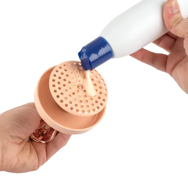 Set Chicco POP, gel curatare fata cu aroma prajitura de vanilie si dispozitiv formare spuma, 150ml, 6ani+ CHC1281040-9