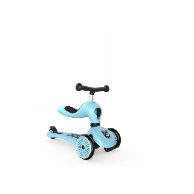 Trotineta Copii 2in1 Premium Scoot  Ride Highwaykick 1 Blueberry, Cu E Ezut, Sistem Anti-rasturnare, Reglabila 1,  5 Ani (max. 50 Kg) Pjb96352