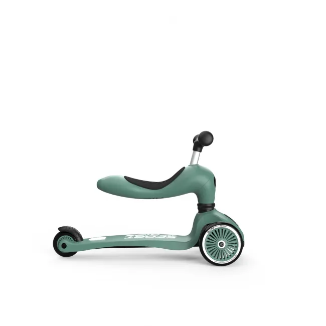 Trotineta Copii 2in1 Premium Scoot  Ride Highwaykick 1 Forest, Cu E Ezut, Sistem Anti-rasturnare, Reglabila 1,  5 Ani (max. 50 Kg) Pjb96269