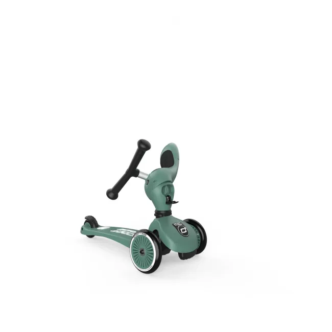Trotineta Copii 2in1 Premium Scoot  Ride Highwaykick 1 Forest, Cu E Ezut, Sistem Anti-rasturnare, Reglabila 1,  5 Ani (max. 50 Kg) Pjb96269