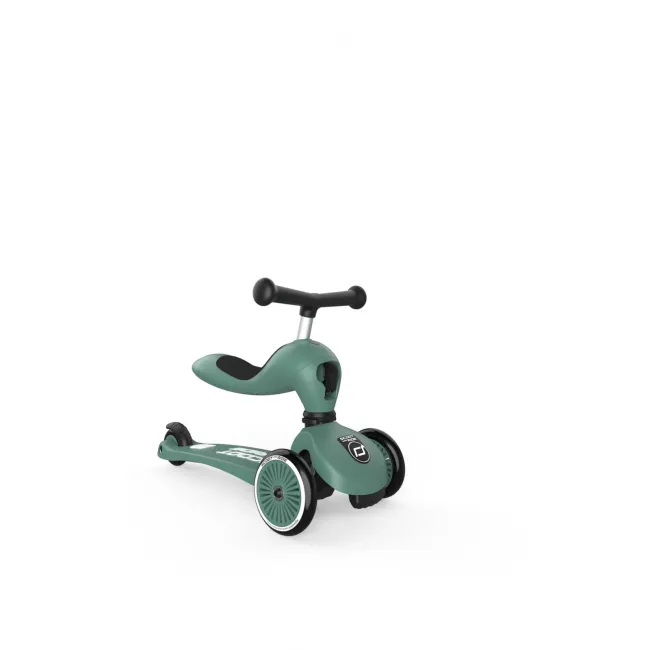 Trotineta Copii 2in1 Premium Scoot  Ride Highwaykick 1 Forest, Cu E Ezut, Sistem Anti-rasturnare, Reglabila 1,  5 Ani (max. 50 Kg) Pjb96269
