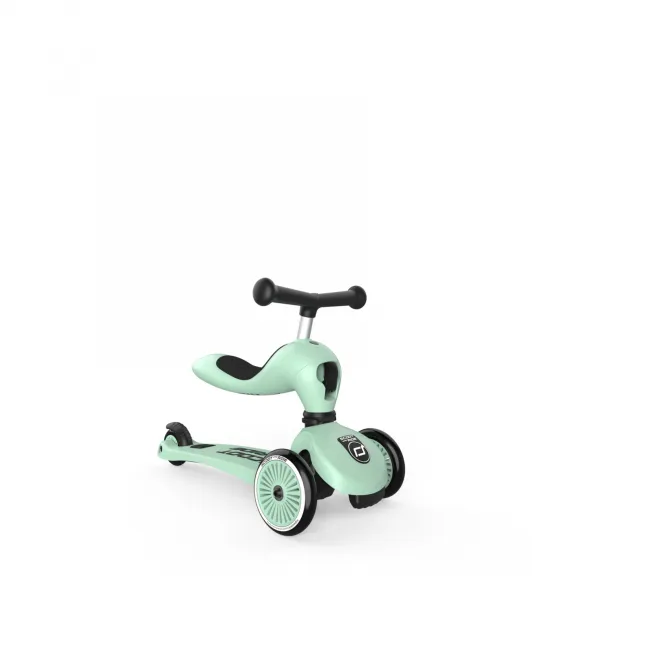 Trotineta Copii 2in1 Premium Scoot  Ride Highwaykick 1 Kiwi, Cu E Ezut, Sistem Anti-rasturnare, Reglabila 1,  5 Ani (max. 50 Kg) Pjb96355