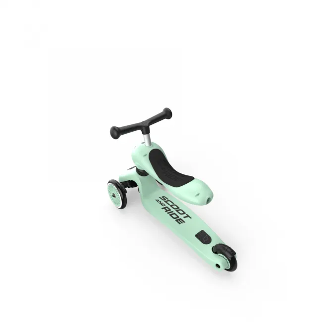 Trotineta Copii 2in1 Premium Scoot  Ride Highwaykick 1 Kiwi, Cu E Ezut, Sistem Anti-rasturnare, Reglabila 1,  5 Ani (max. 50 Kg) Pjb96355