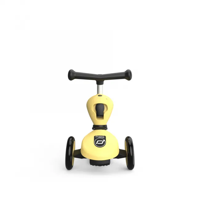 Trotineta Copii 2in1 Premium Scoot  Ride Highwaykick 1 Lemon, Cu E Ezut, Sistem Anti-rasturnare, Reglabila 1,  5 Ani (max. 50 Kg) Pjb96354