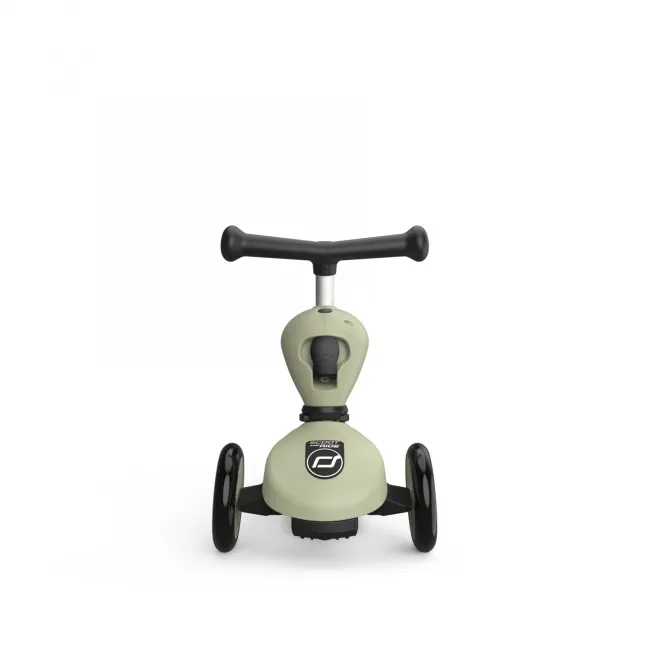 Trotineta Copii 2in1 Premium Scoot  Ride Highwaykick 1 Olive, Cu E Ezut, Sistem Anti-rasturnare, Reglabila 1,  5 Ani (max. 50 Kg) Pjb160629