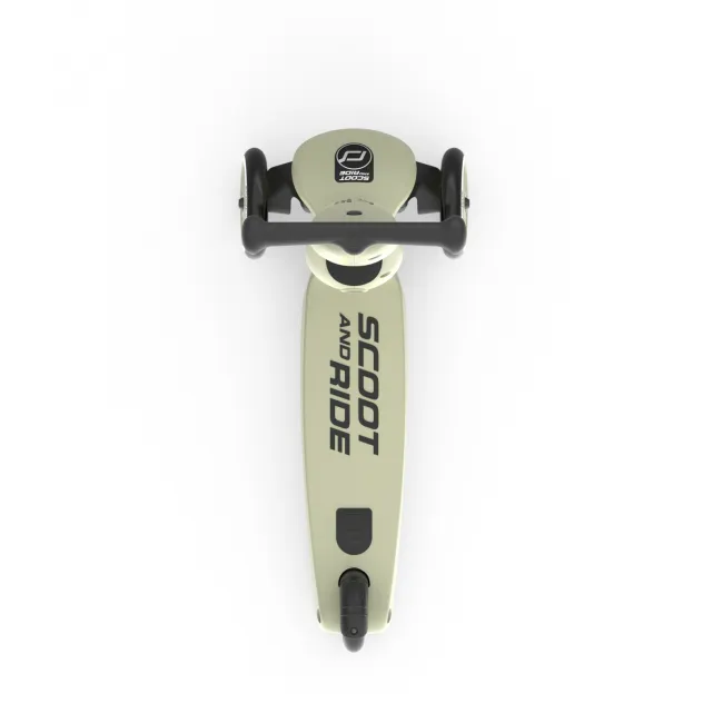 Trotineta Copii 2in1 Premium Scoot  Ride Highwaykick 1 Olive, Cu E Ezut, Sistem Anti-rasturnare, Reglabila 1,  5 Ani (max. 50 Kg) Pjb160629