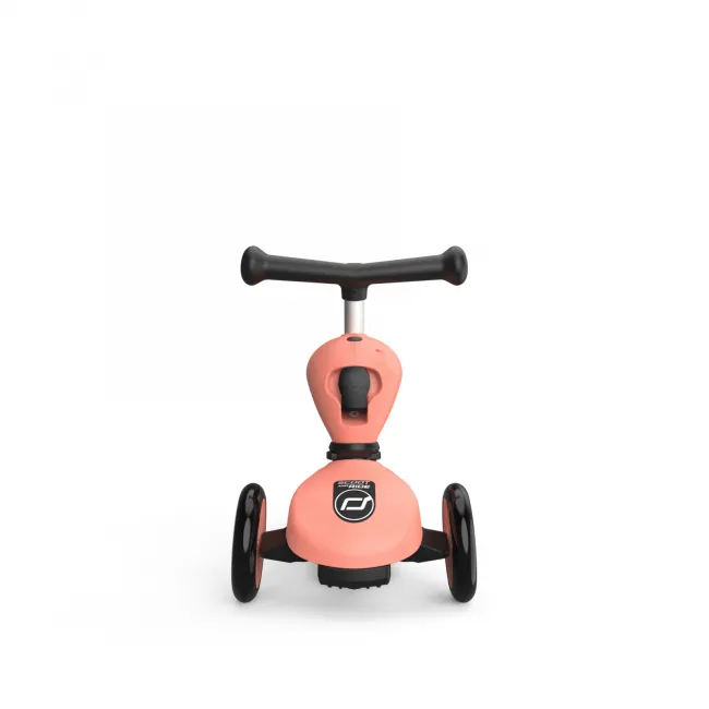 Trotineta Copii 2in1 Premium Scoot  Ride Highwaykick 1 Peach, Cu E Ezut, Sistem Anti-rasturnare, Reglabila 1,  5 Ani (max. 50 Kg) Pjb96353