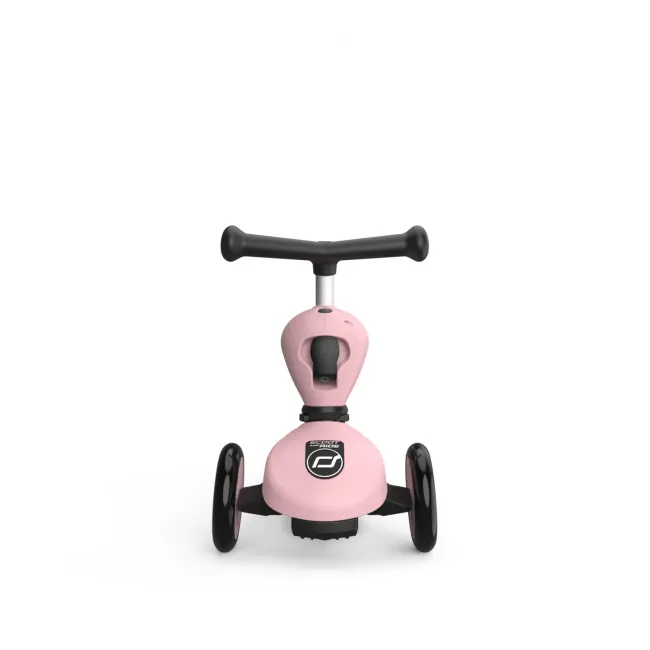 Trotineta Copii 2in1 Premium Scoot  Ride Highwaykick 1 Rose, Cu E Ezut, Sistem Anti-rasturnare, Reglabila 1,  5 Ani (max. 50 Kg) Pjb96270