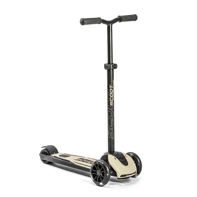 Trotineta Premium Copii Scoot  Ride Highwaykick 5 Led Ash ,   Reglabila, Roti Luminoase, 5 Ani+, Pana La 80 Kg Pjb96440