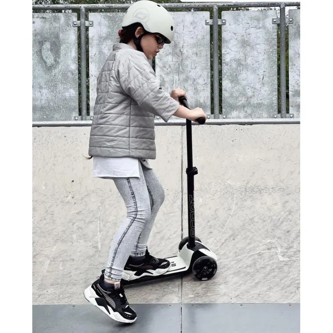 Trotineta Premium Copii Scoot  Ride Highwaykick 5 Led Ash ,   Reglabila, Roti Luminoase, 5 Ani+, Pana La 80 Kg Pjb96440