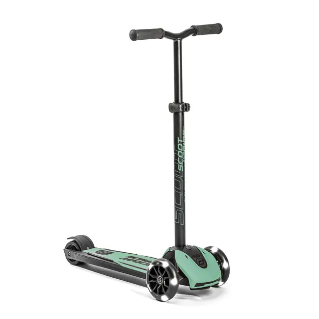 Trotineta Premium Copii Scoot  Ride Highwaykick 5 Led Forest ,   Reglabila, Roti Luminoase, 5 Ani+, Pana La 80 Kg Pjb96438