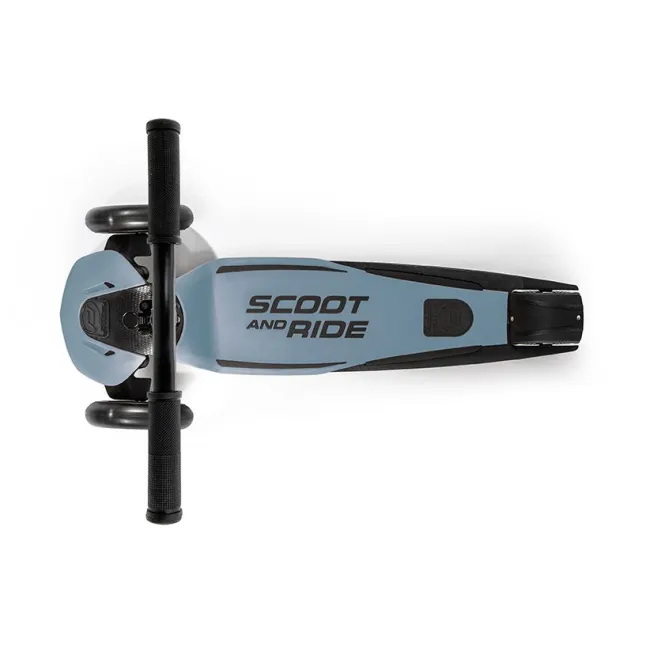 Trotineta Premium Copii Scoot  Ride Highwaykick 5 Led Steel ,   Reglabila, Roti Luminoase, 5 Ani+, Pana La 80 Kg Pjb96434