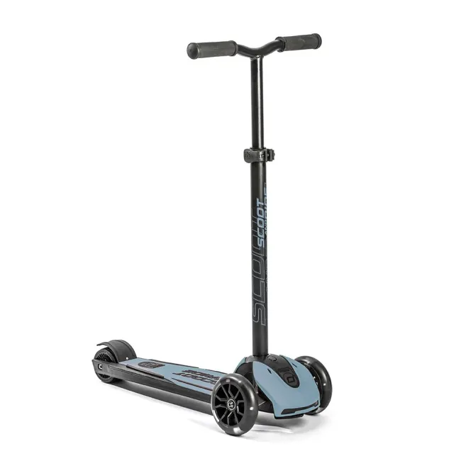 Trotineta Premium Copii Scoot  Ride Highwaykick 5 Led Steel ,   Reglabila, Roti Luminoase, 5 Ani+, Pana La 80 Kg Pjb96434