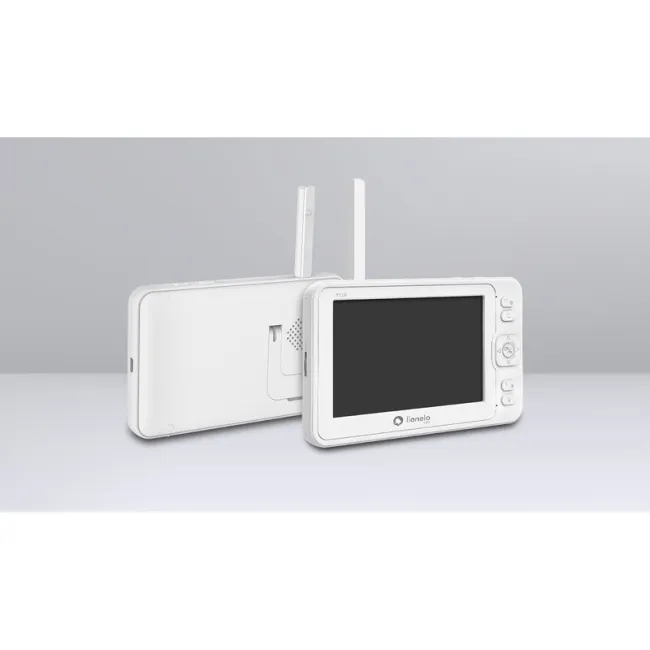 Video monitor, Lionelo, Babyline 6.2, Conexiune Wi-Fi, Pana la 8h de functionare, Comunicare bidirectionala, Senzor de temperatura, Alb BYNLOC-BABYLINE_6.2_WHITE
