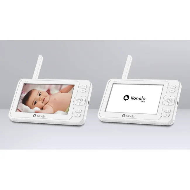 Video monitor, Lionelo, Babyline 6.2, Conexiune Wi-Fi, Pana la 8h de functionare, Comunicare bidirectionala, Senzor de temperatura, Alb BYNLOC-BABYLINE_6.2_WHITE