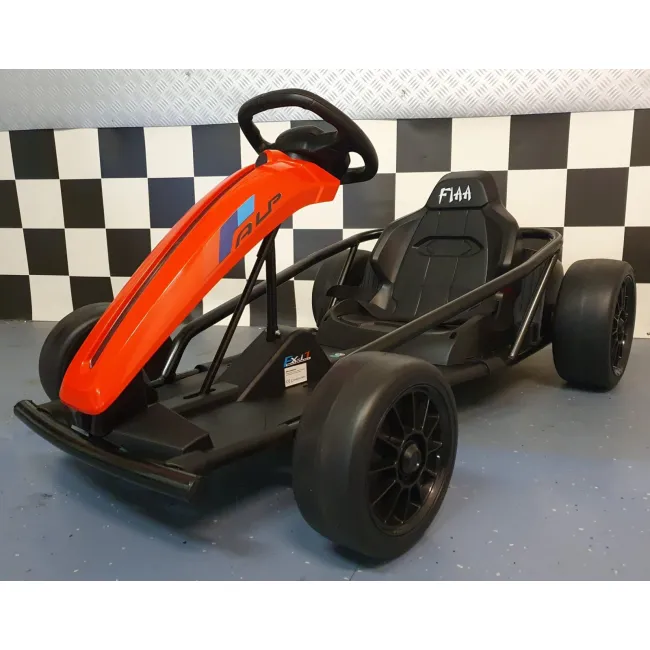Go-kart Electric Pentru Copii 24v Roe U, Cu Functie Drift ,   2 Motoare 775w, Viteza 15 Km H, Centura 5 Puncte   De La 6 Ani, Max. 70 Kg Pjbc4k1968