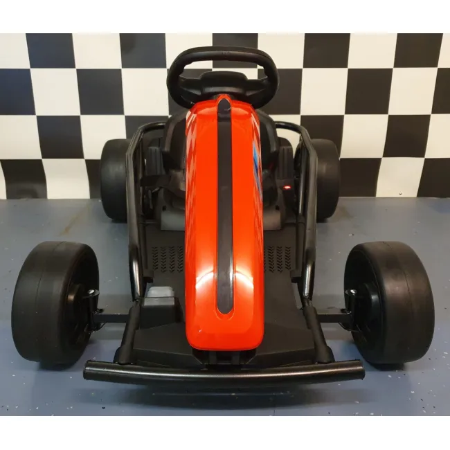 Go-kart Electric Pentru Copii 24v Roe U, Cu Functie Drift ,   2 Motoare 775w, Viteza 15 Km H, Centura 5 Puncte   De La 6 Ani, Max. 70 Kg Pjbc4k1968