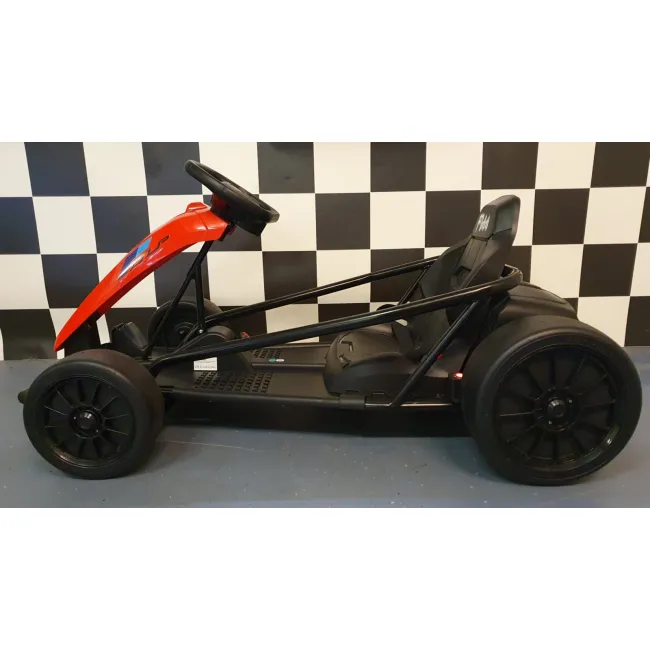 Go-kart Electric Pentru Copii 24v Roe U, Cu Functie Drift ,   2 Motoare 775w, Viteza 15 Km H, Centura 5 Puncte   De La 6 Ani, Max. 70 Kg Pjbc4k1968