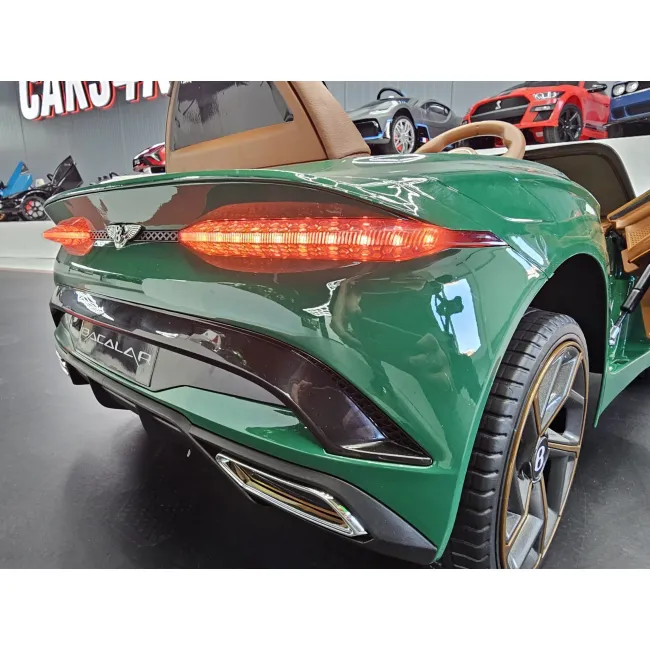Mae Ina Electrica Bentley Bacalar 12v Verde Metalic, Licenta Oficiala ,   Ue I Verticale, Telecomanda 2.4g Pjbc4k1008groen