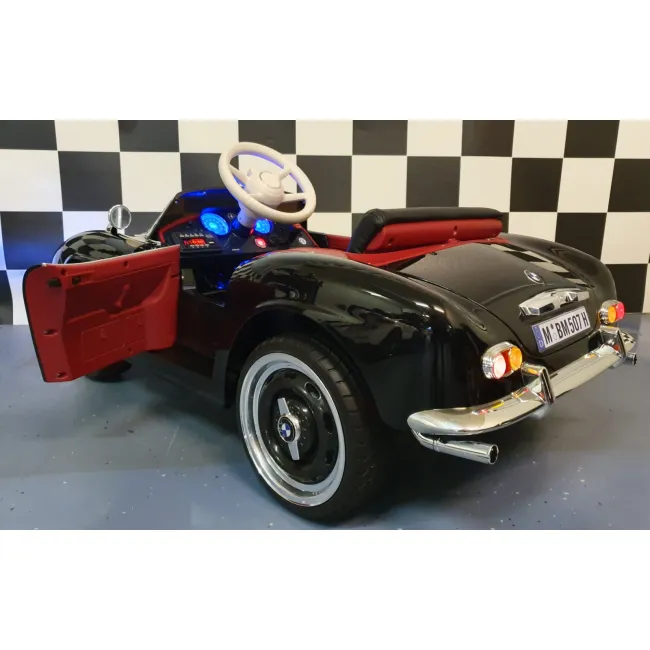Mae Ina Electrica Bmw 507 12v Negru Metalic, Licenta Oficiala ,   Design Clasic, Telecomanda 2.4g Pjbc4k1938