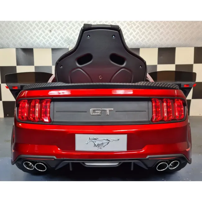 Mae Ina Electrica Ford Mustang 24v, Licenta Oficiala ,   Drift  Telecomanda, Roe U Metalic Premium Pjbc4k2038rood-24v