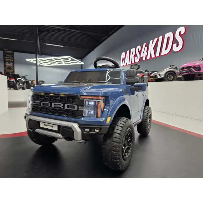 Mae Ina Electrica Ford Raptor 24v Albastru, 2 Locuri, Licenta Oficiala ,   Telecomanda 2.4g, Scaun Piele Pjbc4k0985blauw