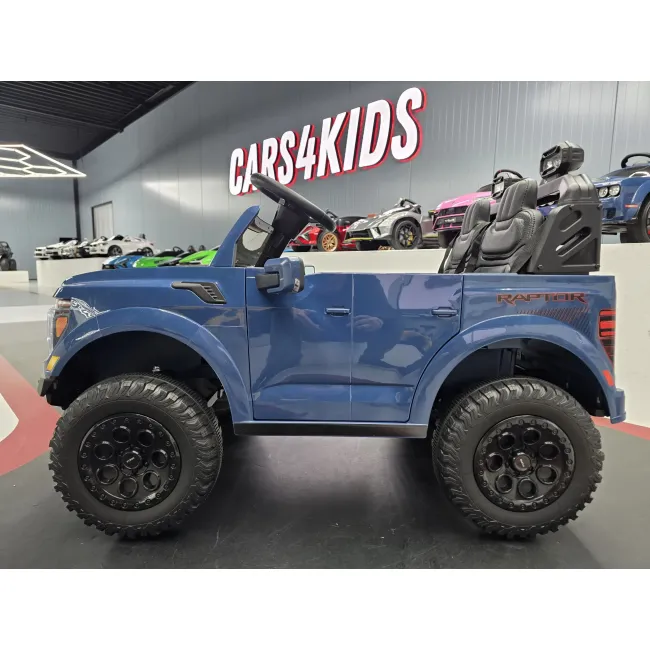 Mae Ina Electrica Ford Raptor 24v Albastru, 2 Locuri, Licenta Oficiala ,   Telecomanda 2.4g, Scaun Piele Pjbc4k0985blauw