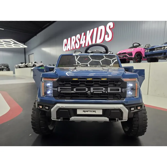 Mae Ina Electrica Ford Raptor 24v Albastru, 2 Locuri, Licenta Oficiala ,   Telecomanda 2.4g, Scaun Piele Pjbc4k0985blauw