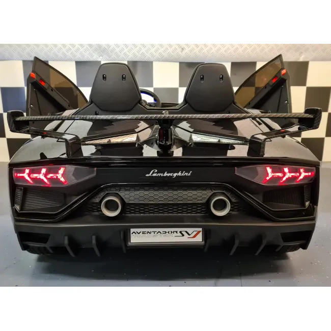Mae Ina Electrica Lamborghini Aventador Svj 24v Negru, 2 Locuri, Licenta Oficiala ,   Drift, Ue I Verticale, Telecomanda Pjbc4k202824vmetalliczwart