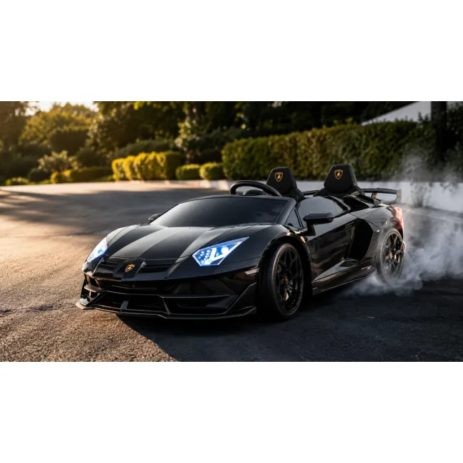 Mae Ina Electrica Lamborghini Aventador Svj 24v Negru, 2 Locuri, Licenta Oficiala ,   Drift, Ue I Verticale, Telecomanda Pjbc4k202824vmetalliczwart