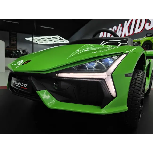 Mae Ina Electrica Lamborghini Revuelto 24v Verde, 2 Locuri, Licenta Oficiala ,   Ue I Vertical, Telecomanda 2.4g Pjbc4k500groen